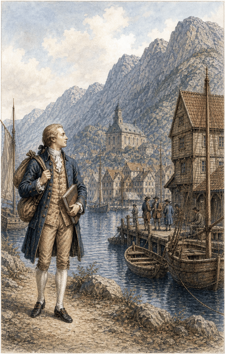 Nīcolāus Klimius Bergās redit.